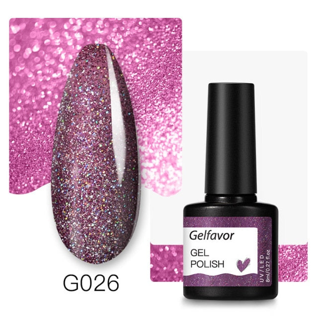 Gelfavor Nail Gel Polish Fall Colors Semi-Permanent UV Led Gel Varnishes Manicure Nail Art Gel Lacquer Base Top Coat Nail Polish