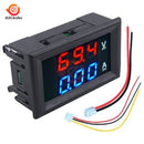 M4430 DC 100V 200V 10A Electronic Digital Voltmeter Ammeter 0.28'' LED Display Voltage Regulator Volt AMP Meter Tester