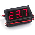 Digital Voltmeter DC 4.5V to 30V Digital Voltmeter Voltage Panel Meter Red/Blue/Green For 6V 12V Electromobile Motorcycle Car