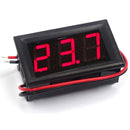 Digital Voltmeter DC 4.5V to 30V Digital Voltmeter Voltage Panel Meter Red/Blue/Green For 6V 12V Electromobile Motorcycle Car