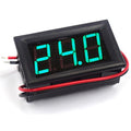 Digital Voltmeter DC 4.5V to 30V Digital Voltmeter Voltage Panel Meter Red/Blue/Green For 6V 12V Electromobile Motorcycle Car