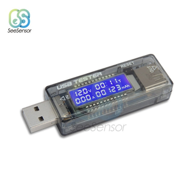 USB Charger Tester Doctor Voltage Current Meter Voltmeter Ammeter Battery Capacity Tester Mobile Power Detector