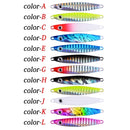 12pcs Metal Spoon Jigs Carp Fishing Lure  7g 12g 17g 22g 30g 40g Crankbait Jig Spoons Wobbler Bait Sea Fishing Lures Pesca