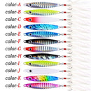 12pcs Metal Spoon Jigs Carp Fishing Lure  7g 12g 17g 22g 30g 40g Crankbait Jig Spoons Wobbler Bait Sea Fishing Lures Pesca