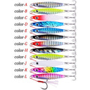 12pcs Metal Spoon Jigs Carp Fishing Lure  7g 12g 17g 22g 30g 40g Crankbait Jig Spoons Wobbler Bait Sea Fishing Lures Pesca