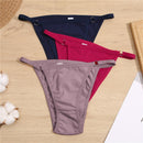 FINETOO Cotton Briefs Panties Women 3Pcs/set Sexy Low Waist Underwear M-2XL Ladies Cotton Underpants Soft Feamle Lingerie 2021