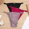 FINETOO Cotton Briefs Panties Women 3Pcs/set Sexy Low Waist Underwear M-2XL Ladies Cotton Underpants Soft Feamle Lingerie 2021