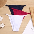 FINETOO Cotton Briefs Panties Women 3Pcs/set Sexy Low Waist Underwear M-2XL Ladies Cotton Underpants Soft Feamle Lingerie 2021