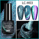 LILYCUTE Cat Meganetic Gel Nail Polish Semi Permanent Kit Solid 7ML Nail Polish Varnishes Soak Off Nail Art Gel