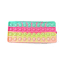 New Pop It Push Bubble Fidget Toys Pencil Case Children Stress Relief Squeeze Toy Antistress Popit Soft Squishy Kids Toys Gifts