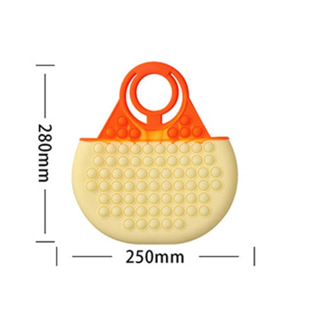 New Pop It Push Bubble Fidget Toys Pencil Case Children Stress Relief Squeeze Toy Antistress Popit Soft Squishy Kids Toys Gifts