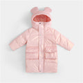 Disney Jacket for Girls Children's Lightweight Down Jacket Boys and Girls White Duck Down Girls' Bright Minnie Children's Jacket