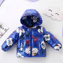 Disney Jacket for Girls Children's Lightweight Down Jacket Boys and Girls White Duck Down Girls' Bright Minnie Children's Jacket