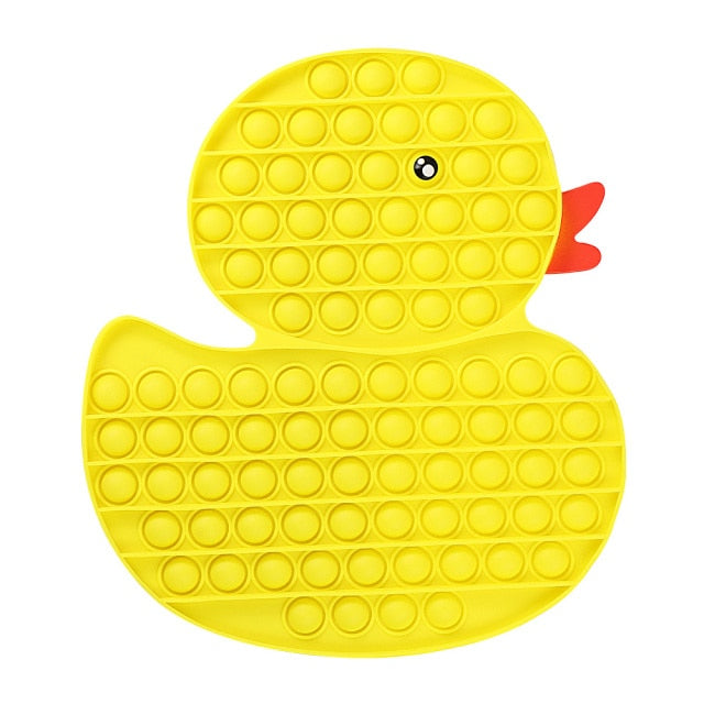 Big Size 40CM 50CM Rainbow Square Push Bubble Fidget Toys Adult Stress Relief Toy Antistress Squeeze Gift 20CM 30CM XL XXL XXXL