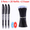 25 Pcs/set Kawaii Erasable pens Gel Pen cute gel pens school Writing Stationery for Notebook scholl supplies pen cute pens