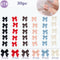 1 Pack 3D Cute Aurora Bear/Bow Ties/Skirt/White Flowers Acrylic Nail Art Decorations For Nails Glitter DIY Manicure Accessories
