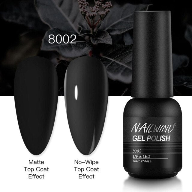 NAILWIND Gel Nail Polish 8ml Gel Varnishes Hybrid Semi Permanent UV LED Nail Gel For Nail Art  Base Top Coat Nails Gel Polish