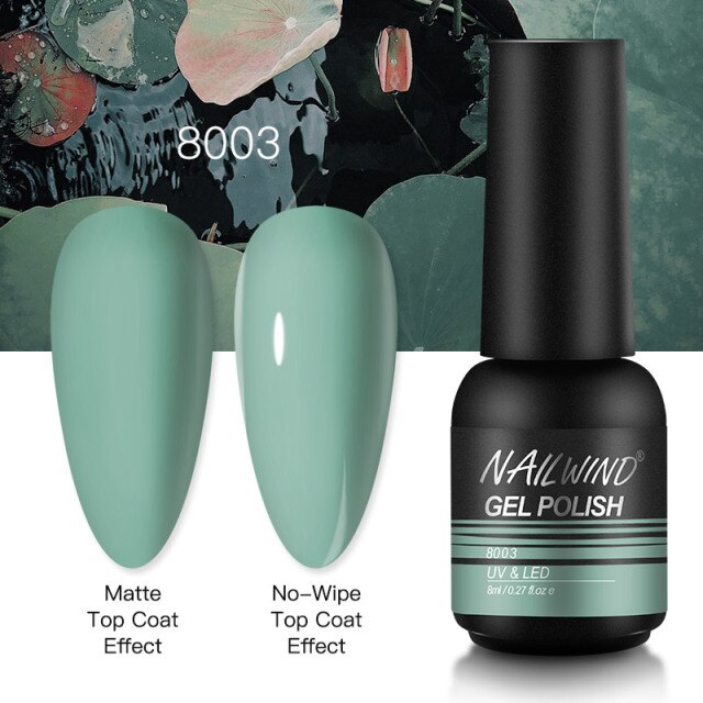 NAILWIND Gel Nail Polish 8ml Gel Varnishes Hybrid Semi Permanent UV LED Nail Gel For Nail Art  Base Top Coat Nails Gel Polish