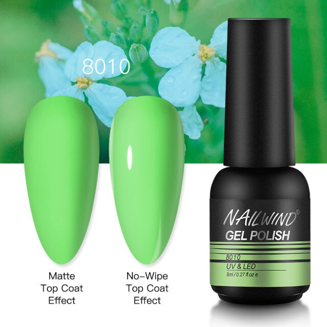 NAILWIND Gel Nail Polish 8ml Gel Varnishes Hybrid Semi Permanent UV LED Nail Gel For Nail Art  Base Top Coat Nails Gel Polish