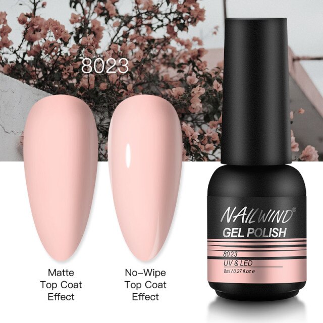 NAILWIND Gel Nail Polish 8ml Gel Varnishes Hybrid Semi Permanent UV LED Nail Gel For Nail Art  Base Top Coat Nails Gel Polish