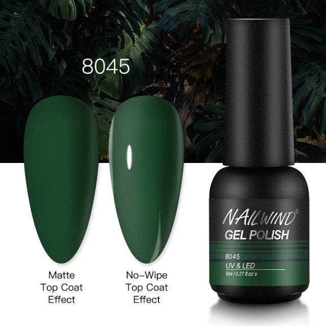 NAILWIND Gel Nail Polish 8ml Gel Varnishes Hybrid Semi Permanent UV LED Nail Gel For Nail Art  Base Top Coat Nails Gel Polish