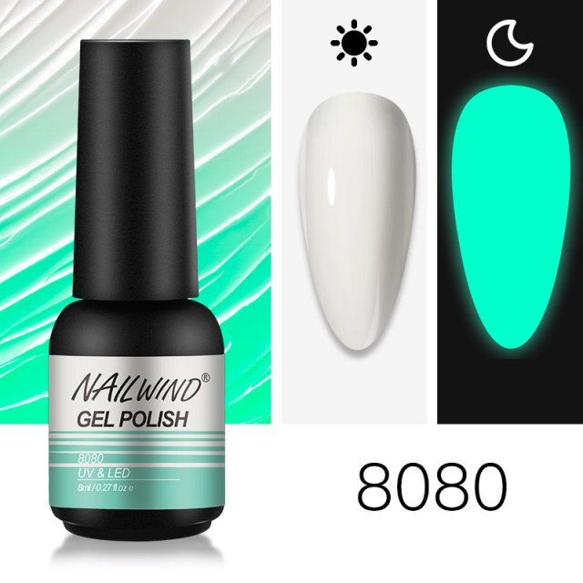 NAILWIND Gel Nail Polish 8ml Gel Varnishes Hybrid Semi Permanent UV LED Nail Gel For Nail Art  Base Top Coat Nails Gel Polish