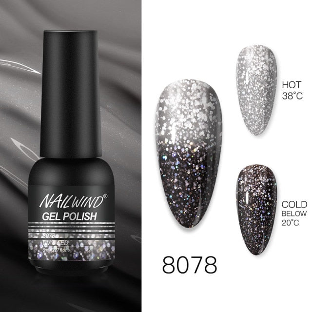 NAILWIND Gel Nail Polish 8ml Gel Varnishes Hybrid Semi Permanent UV LED Nail Gel For Nail Art  Base Top Coat Nails Gel Polish