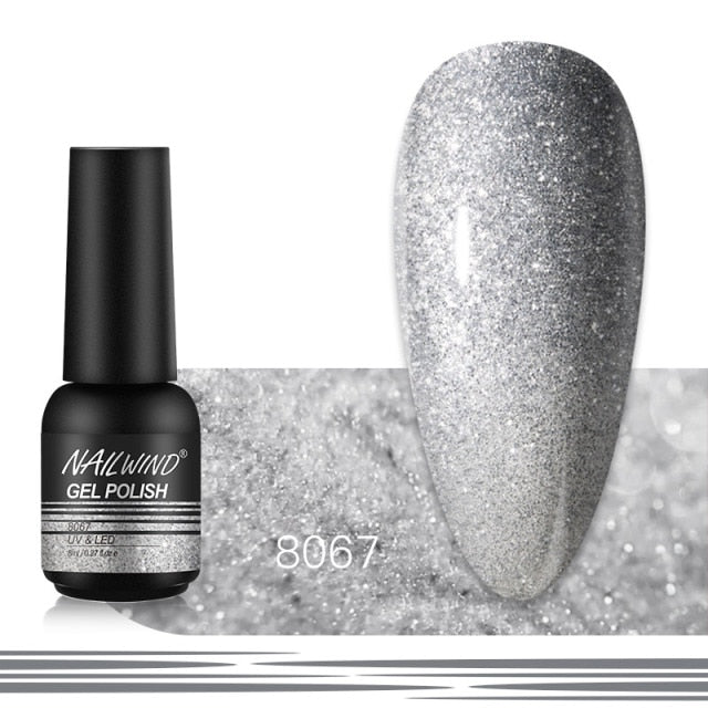 NAILWIND Gel Nail Polish 8ml Gel Varnishes Hybrid Semi Permanent UV LED Nail Gel For Nail Art  Base Top Coat Nails Gel Polish