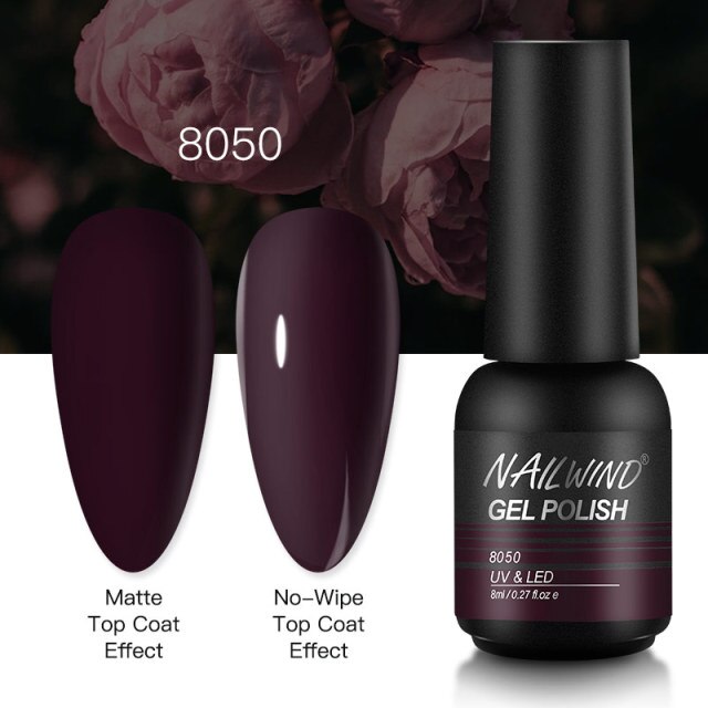 NAILWIND Gel Nail Polish 8ml Gel Varnishes Hybrid Semi Permanent UV LED Nail Gel For Nail Art  Base Top Coat Nails Gel Polish