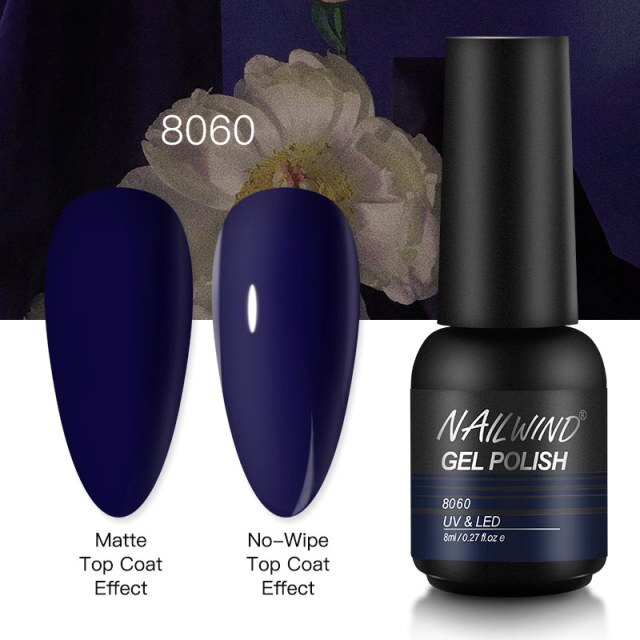 NAILWIND Gel Nail Polish 8ml Gel Varnishes Hybrid Semi Permanent UV LED Nail Gel For Nail Art  Base Top Coat Nails Gel Polish
