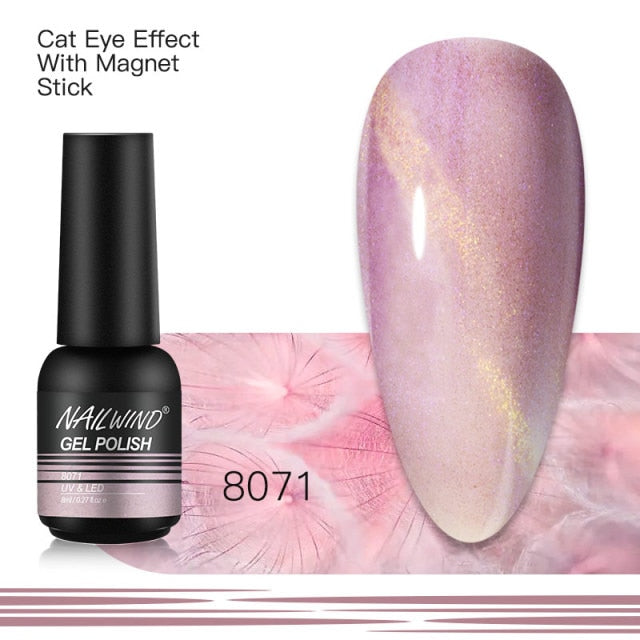 NAILWIND Gel Nail Polish 8ml Gel Varnishes Hybrid Semi Permanent UV LED Nail Gel For Nail Art  Base Top Coat Nails Gel Polish
