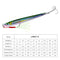 1pcs 2021 Metal jig bait weight 7g-60g trolling hard bait bass fishing tackle trout diving bait diving bait
