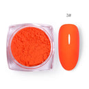 12 Boxes/Set Lasting Neon Phosphor UV Reactive Fluorenscence Sugar Nail Powder Pigment Dust Glitters Powder Decorations