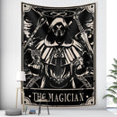 Tarot card psychedelic scene home decoration art tapestry hippie bohemian decoration divination wall hanging sheets