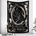 Tarot card psychedelic scene home decoration art tapestry hippie bohemian decoration divination wall hanging sheets