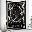 Tarot card psychedelic scene home decoration art tapestry hippie bohemian decoration divination wall hanging sheets