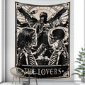 Tarot card psychedelic scene home decoration art tapestry hippie bohemian decoration divination wall hanging sheets