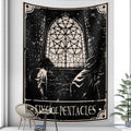 Tarot card psychedelic scene home decoration art tapestry hippie bohemian decoration divination wall hanging sheets