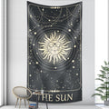Tarot card psychedelic scene home decoration art tapestry hippie bohemian decoration divination wall hanging sheets