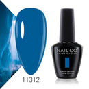 NAILCO 15ml Summer Obvious Fresh Fluorescence Color Series Gel Nail Polish Design Nail Art Glitter Manicure Set UV/LED Nails Gel