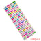 100 pcs Water Proof School Label Personalized Name Stickers Decal Multi Purpose Colorful Multi Color