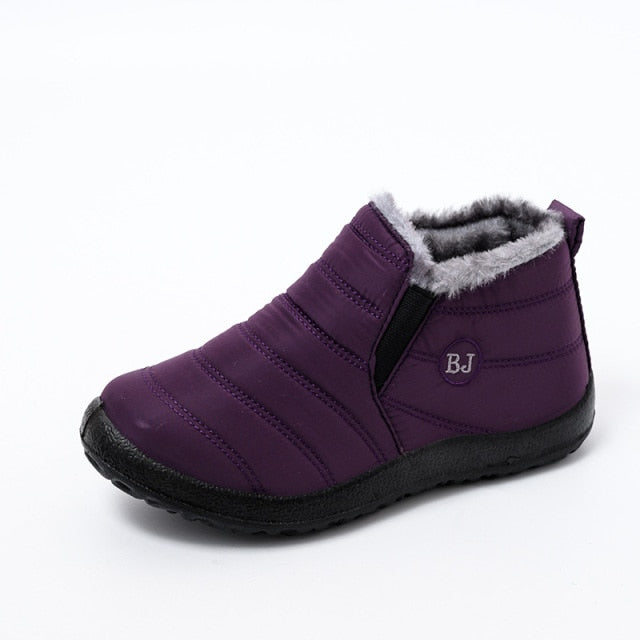 2021 winter boots women waterproof snow women shoes flat Casual Winter Shoes Ankle Boots for Women plus Size Couple shoes
