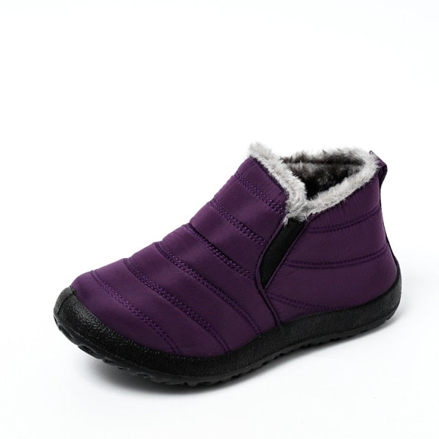 2021 winter boots women waterproof snow women shoes flat Casual Winter Shoes Ankle Boots for Women plus Size Couple shoes