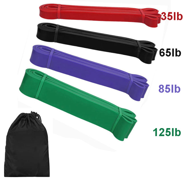 Fitness Band Pull Up Elastic Bands Rubber Resistance Loop Power Band Set Home Gym Workout Expander Strengthen Trainning