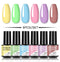 ROSALIND Gel Nail Polish Set 4/6PCS Mix Color Nail Kit For Manicure Nail Polish Vernis Semi Permanent UV Lamp Gellak Nail Kit