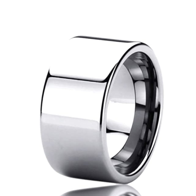 4mm 6mm 8mm Wide Stainless Steel Rings High Polished 2020 New Fashion Classic And Generous For Men's And Women's Ring Jewelry Gi