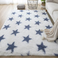 Large Rugs For Modern Living Room Long Hair Lounge Carpet In The Bedroom Furry Decoration Nordic Fluffy Floor Bedside Mats