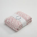 REGINA Delicate Knitted Leopard Print Blankets Winter Warm Faux Fur Microfiber Stich Plaid Bedspread Fluffy Adult Blanket Throw