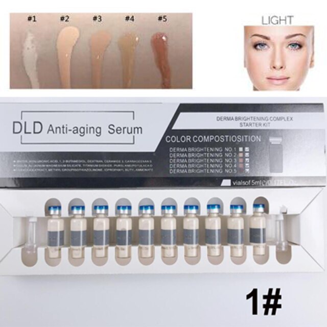 Whitening Serum BB Cream Meso Brightening Serum Beauty Salon Cosmetic Makeup Liquid Foundation For Anti-aging and Skin Care