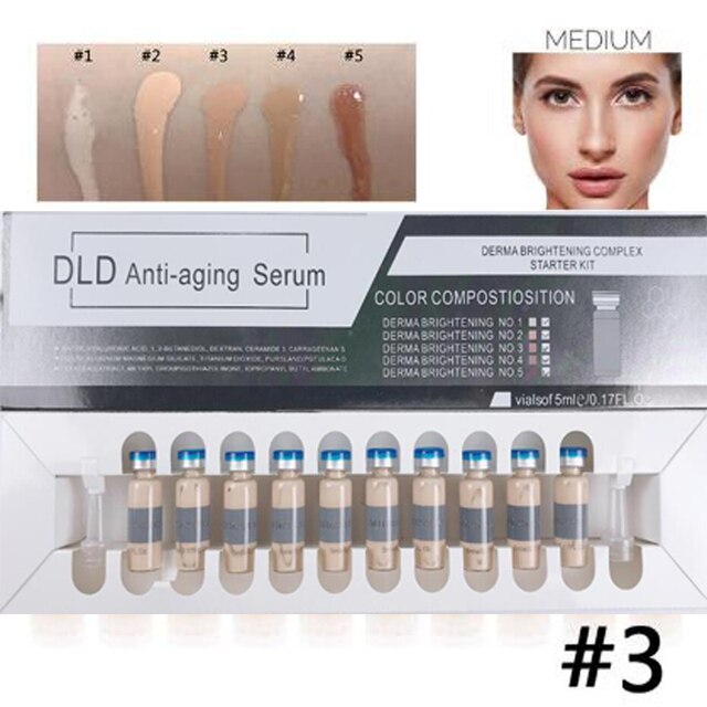 Whitening Serum BB Cream Meso Brightening Serum Beauty Salon Cosmetic Makeup Liquid Foundation For Anti-aging and Skin Care